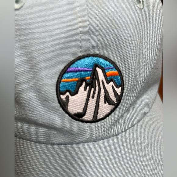 Patagonia-light blue Patagonia Fitz Roy Scope Icon Trad Cap. Worn once. Like new - Picture 12 of 12